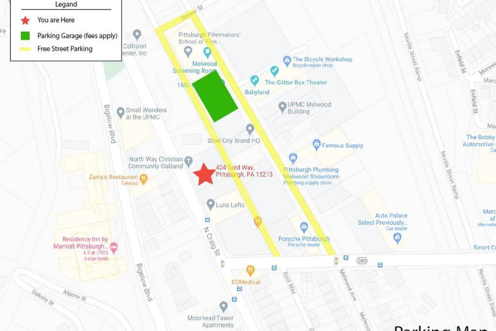 3E-*New* Apartment -5 Min From Downtown, Sleeps 4 Πίτσμπουργκ Εξωτερικό φωτογραφία